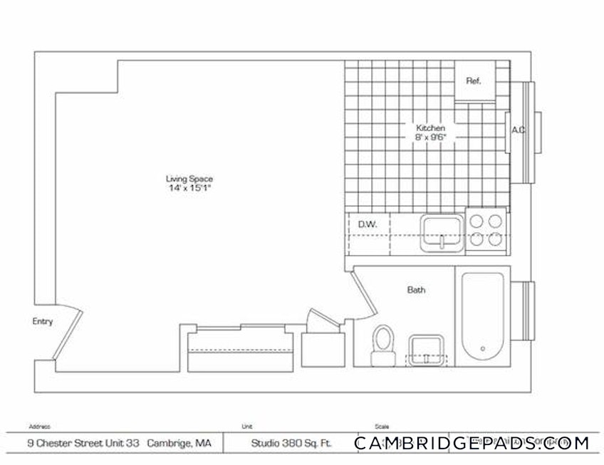 Cambridge - $2,250 /month