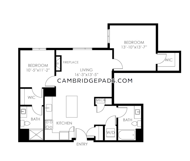 Cambridge - $2,641 /mo