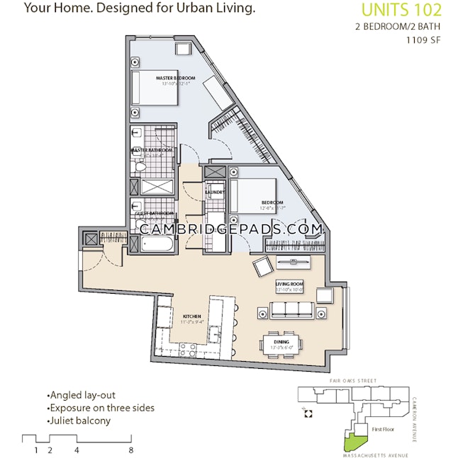 Cambridge - $3,650 /mo