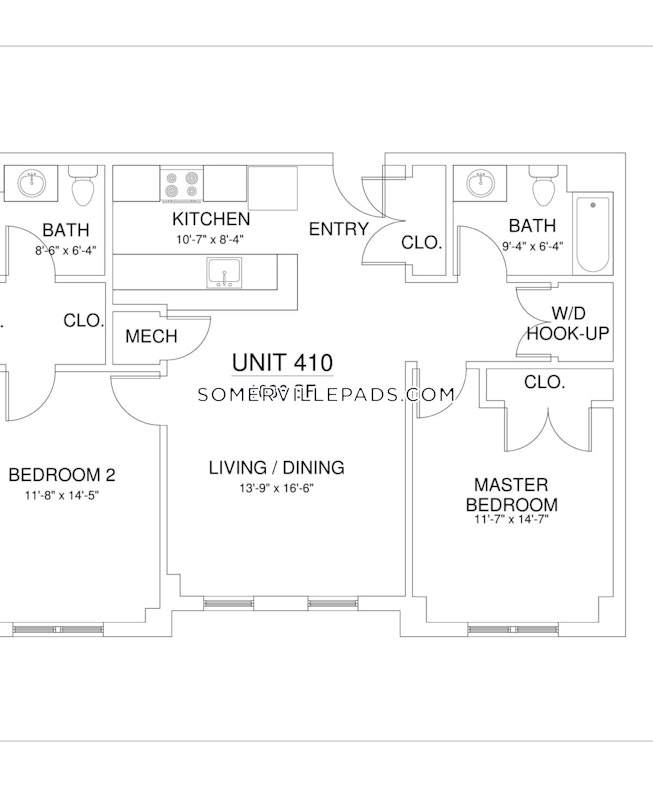 Somerville - $3,150 /mo