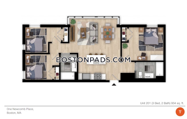 Boston - $5,000 /mo