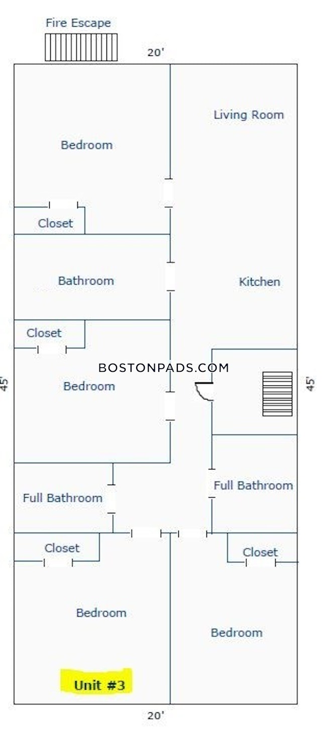 Boston - $3,100 /mo