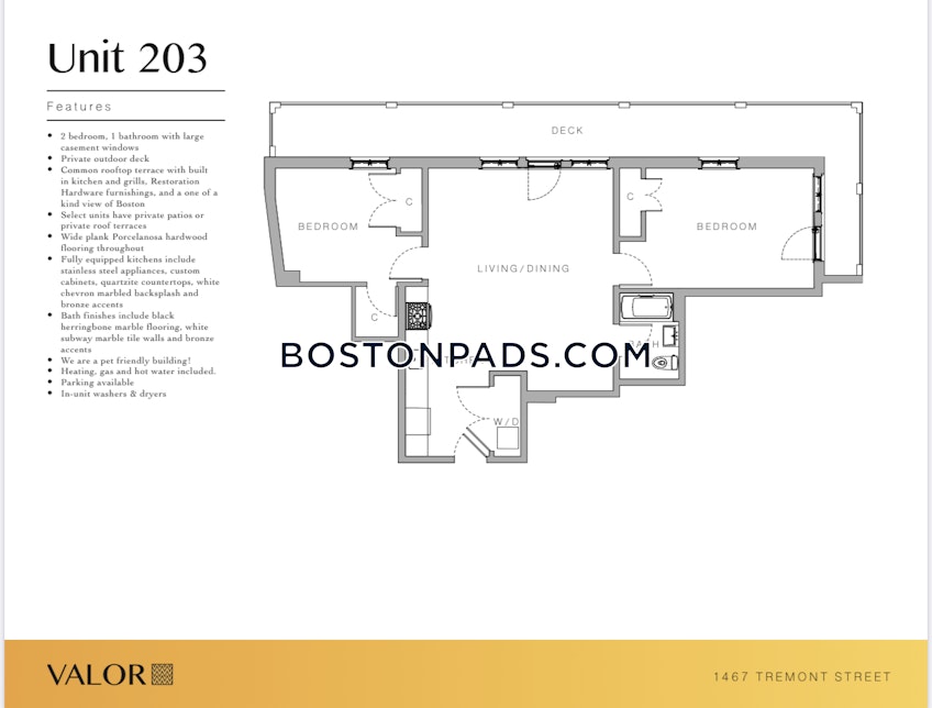 Boston - $3,850 /month