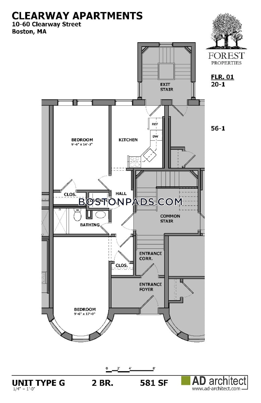 Boston - $3,325 /month