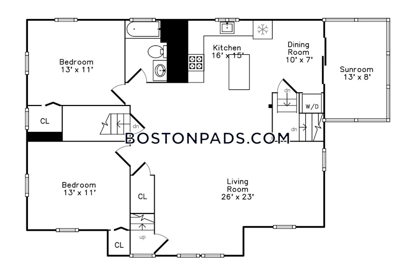 Boston - $3,600 /month