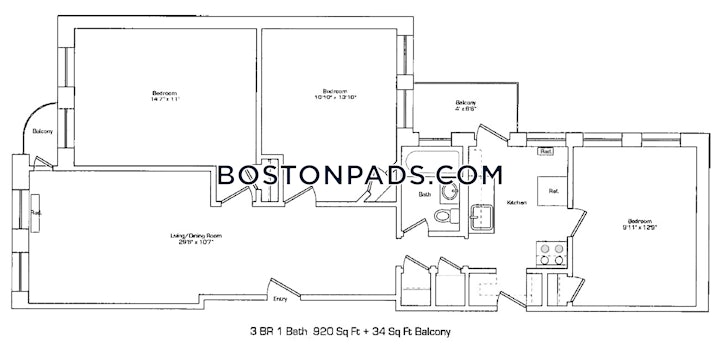 brighton-apartment-for-rent-1-bedroom-1-bath-boston-2400-54191 