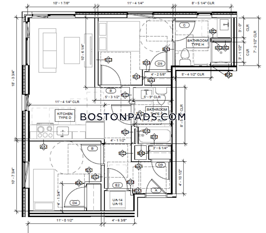 Boston - $4,671 /month
