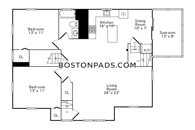 Boston - $4,550 /mo