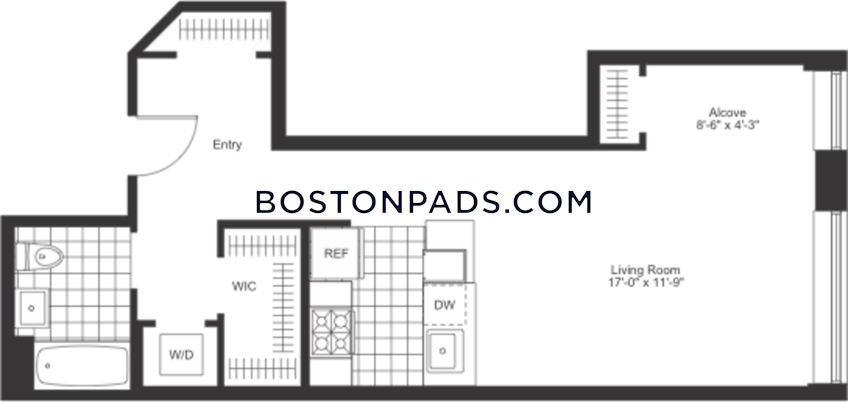 Boston - $3,525 /month