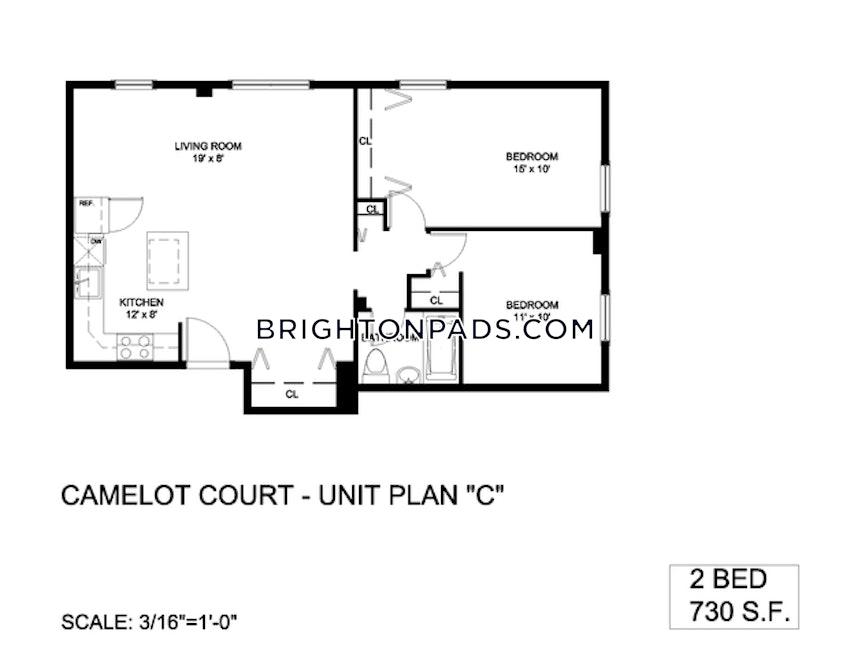 BOSTON - ALLSTON/BRIGHTON BORDER - 2 Beds, 1 Bath - Image 11