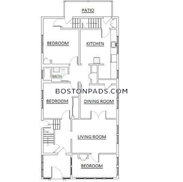 Boston - 3 Beds, 1 Baths