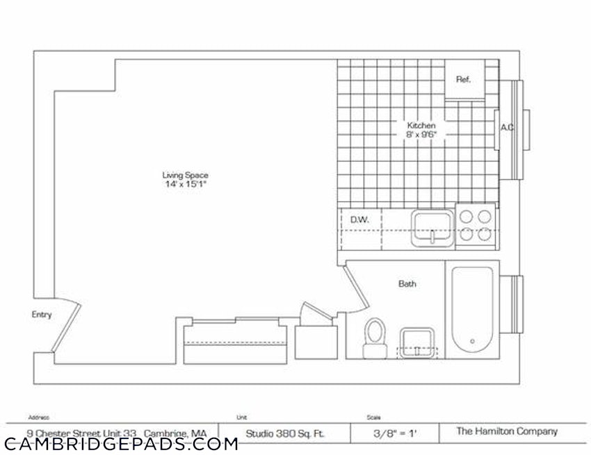 CAMBRIDGE - DAVIS SQUARE - Studio , 1 Bath - Image 1