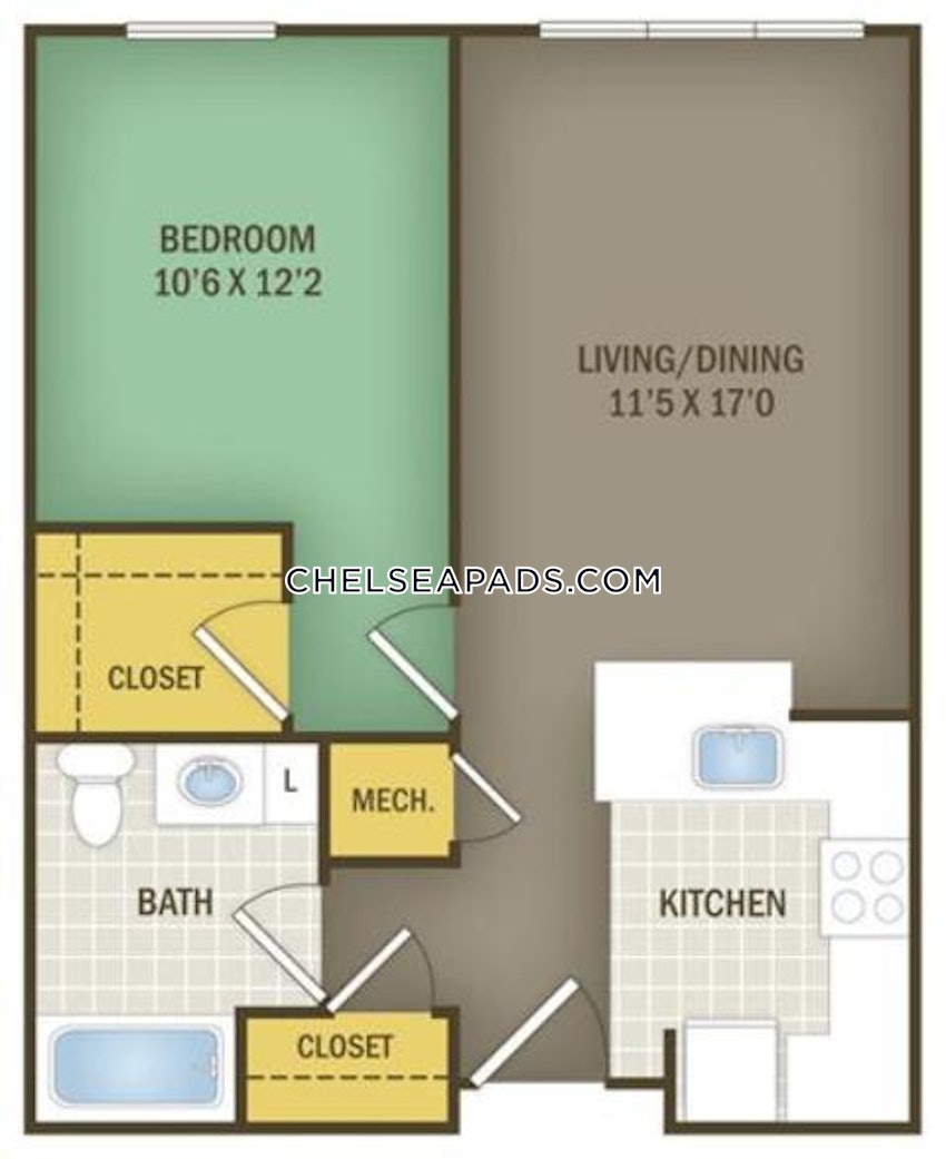 CHELSEA - 1 Bed, 1 Bath - Image 17