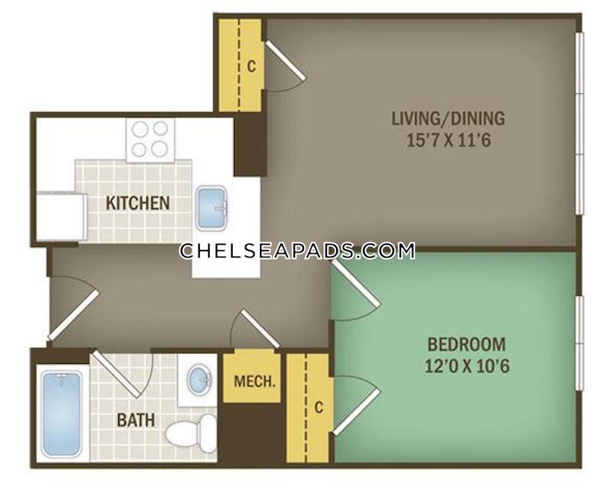 CHELSEA - 1 Bed, 1 Bath - Image 14