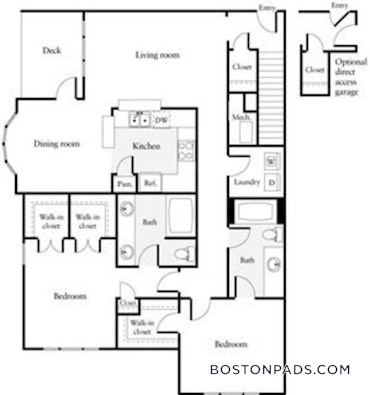 Waltham - 2 Beds, 2 Baths