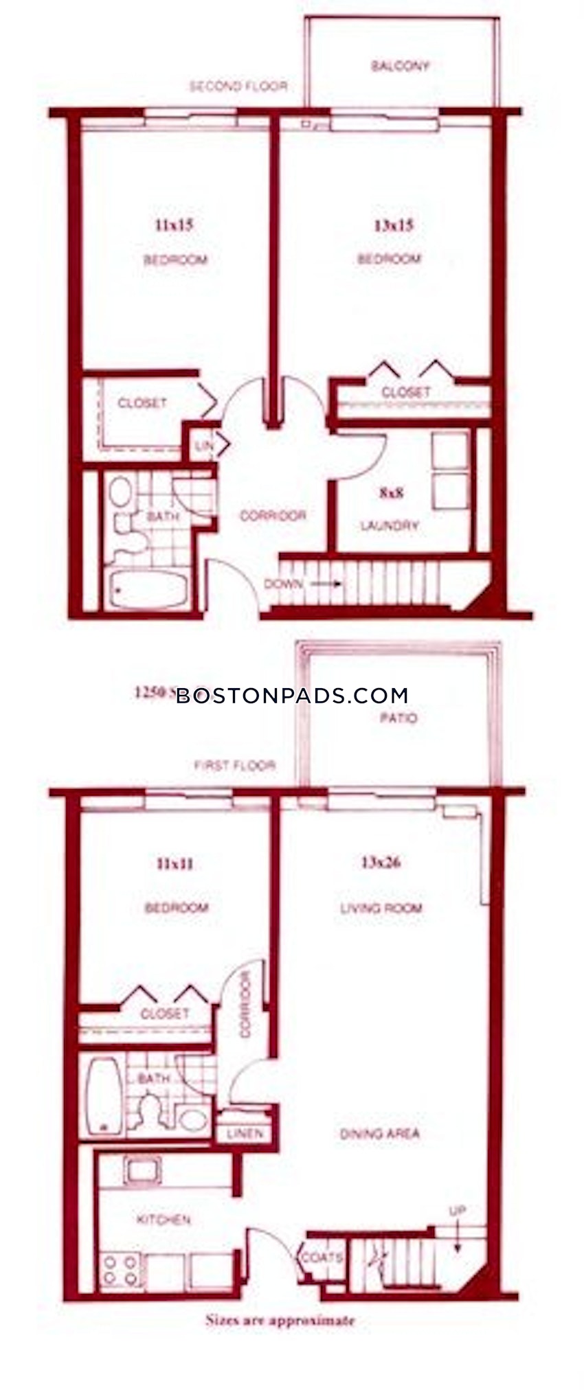 WOBURN - 2 Beds, 1 Bath - Image 3