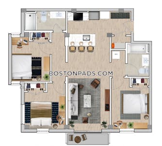 South End 3 Bed 2 Bath Boston Boston - $5,300 No Fee