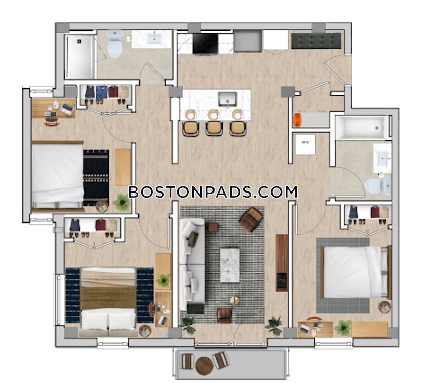 BOSTON - SOUTH END - 3 Beds, 2 Baths - Image 7