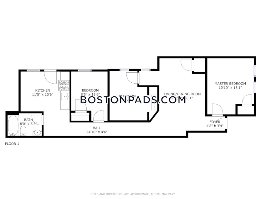 BOSTON - ROXBURY - 3 Beds, 1 Bath - Image 8