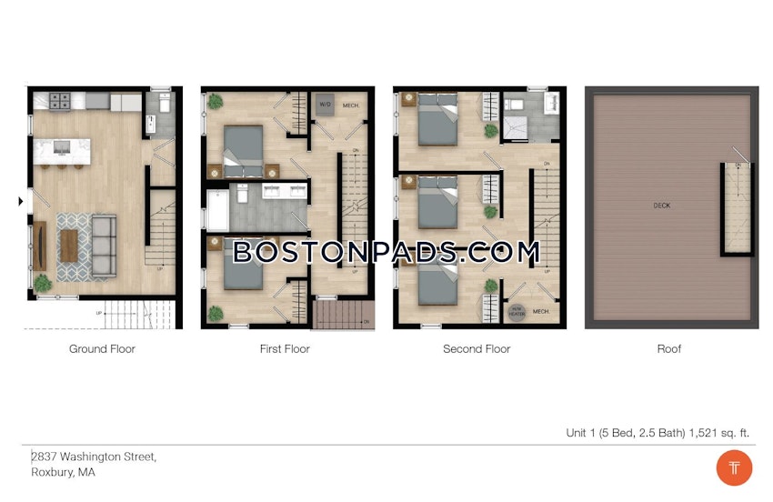 BOSTON - FORT HILL - 5 Beds, 2.5 Baths - Image 16