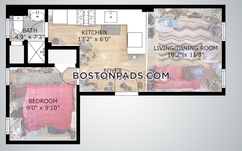 BOSTON - SOUTH BOSTON - WEST SIDE - 1 Bed, 1 Bath - Image 4