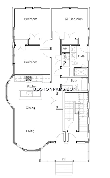 Boston - 3 Beds, 2 Baths