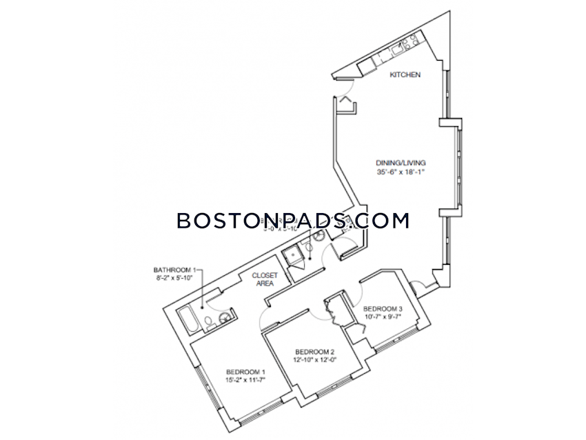 BOSTON - CHARLESTOWN - 3 Beds, 2 Baths - Image 2