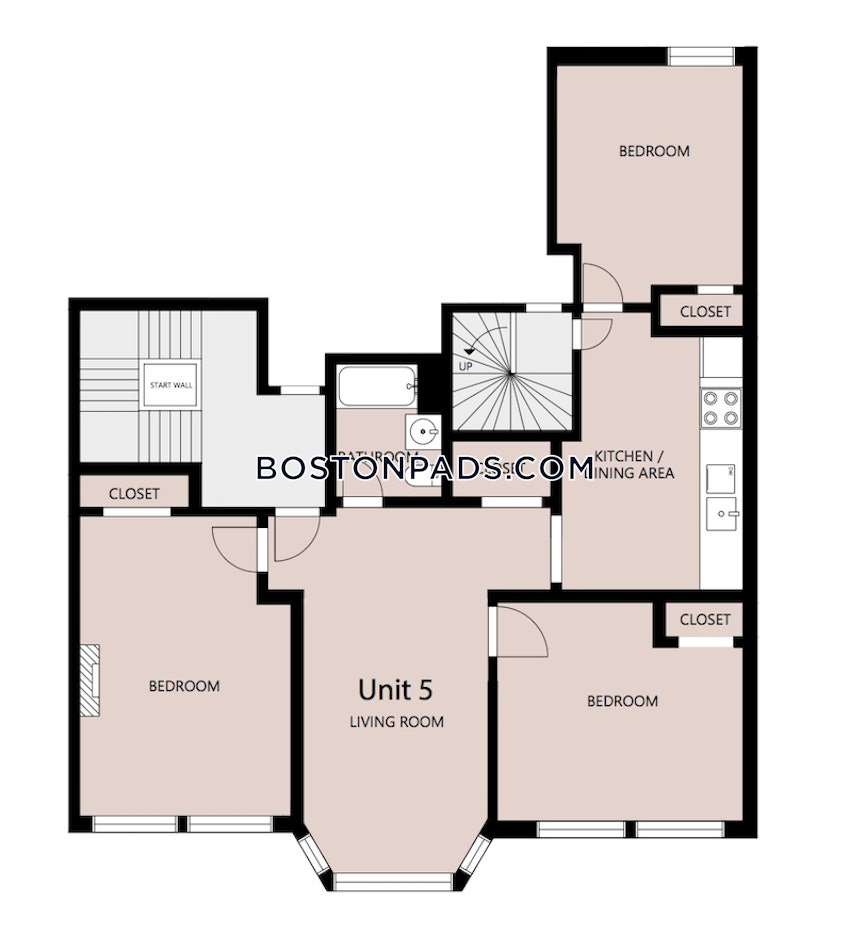 BROOKLINE- COOLIDGE CORNER - 3 Beds, 1 Bath - Image 9