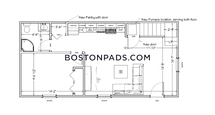 BOSTON - BRIGHTON - BRIGHTON CENTER - 4 Beds, 2 Baths - Image 2