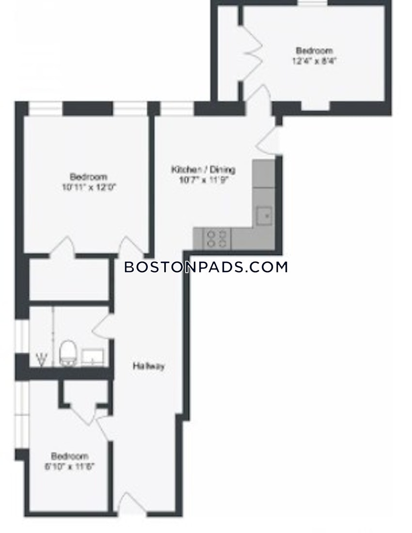 BOSTON - BRIGHTON - CLEVELAND CIRCLE - 3 Beds, 1 Bath - Image 8