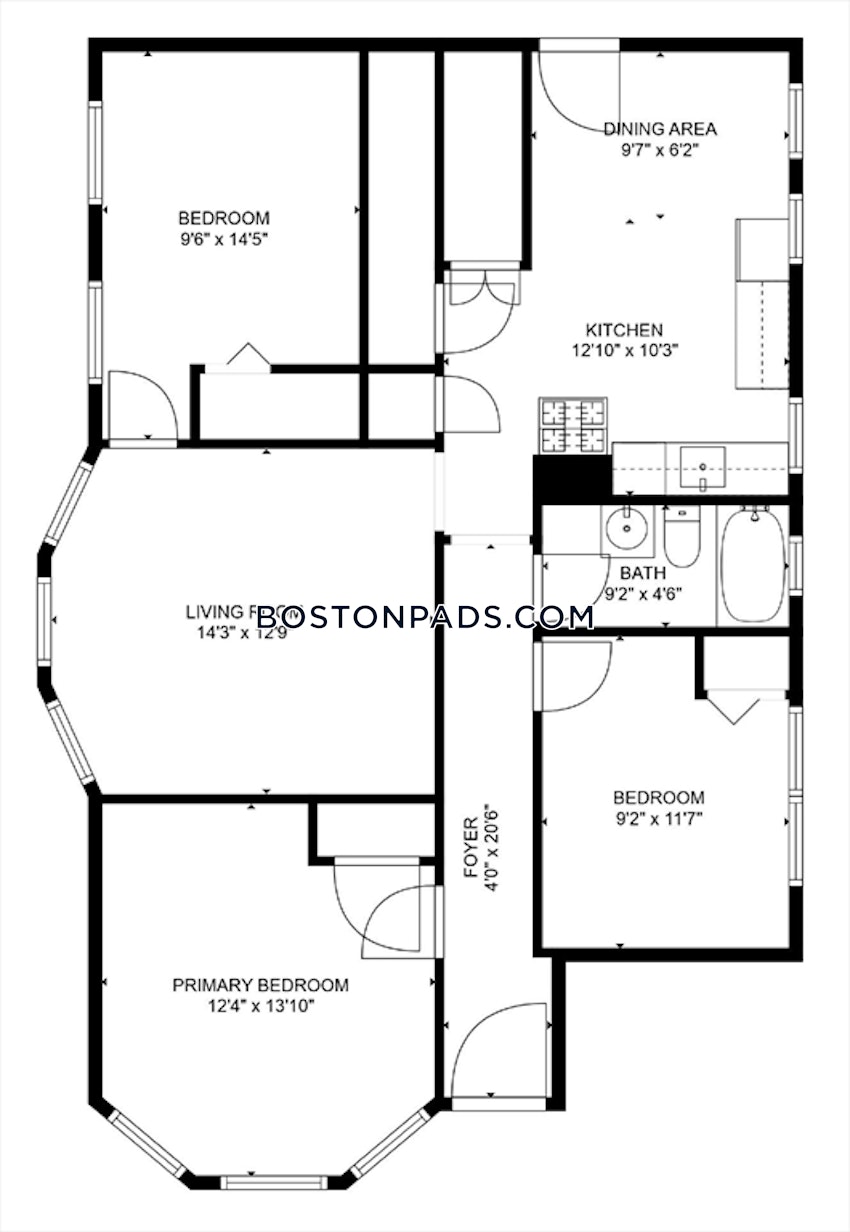 SOMERVILLE - DAVIS SQUARE - 3 Beds, 1 Bath - Image 24