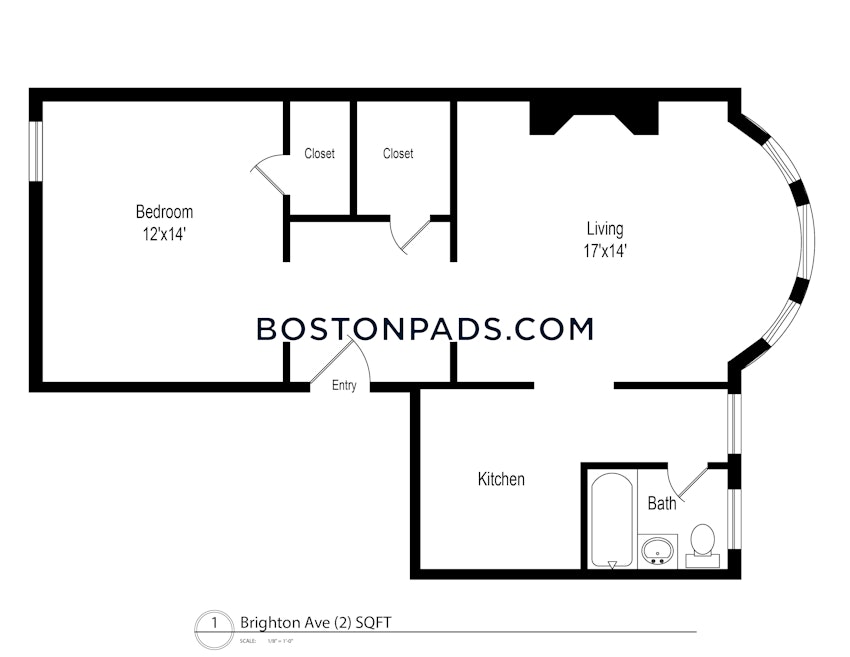 BOSTON - ALLSTON - 1 Bed, 1 Bath - Image 4