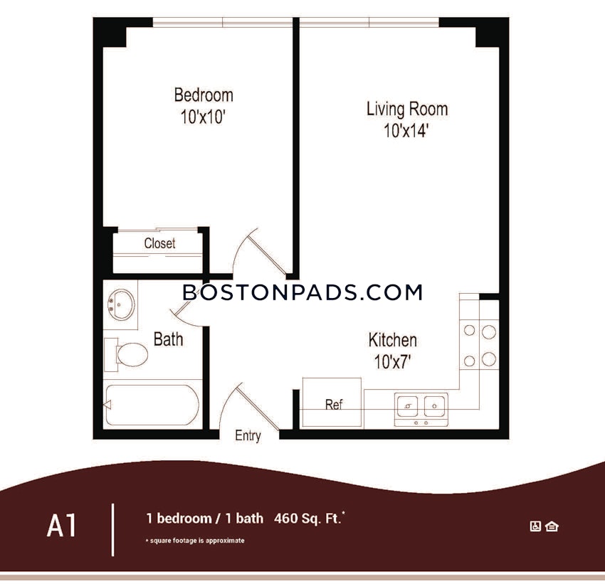 BOSTON - DOWNTOWN - 1 Bed, 1 Bath - Image 7