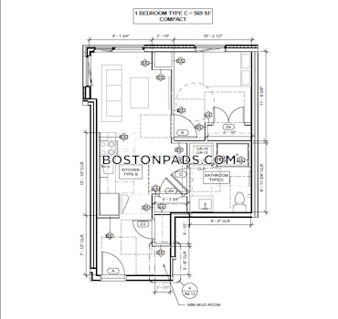 Boston - 1 Beds, 1 Baths