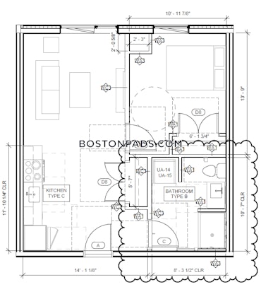 Boston - 1 Beds, 1 Baths