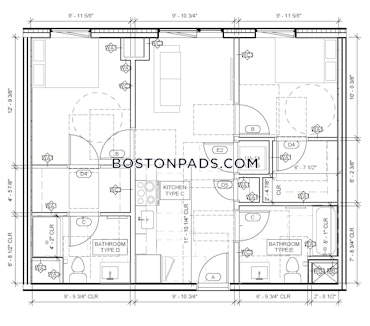 Boston - 2 Beds, 1 Baths