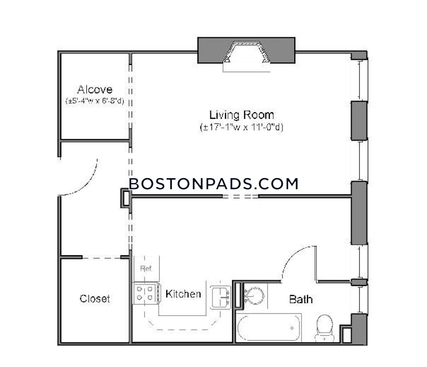BOSTON - NORTHEASTERN/SYMPHONY - 1 Bed, 1 Bath - Image 14