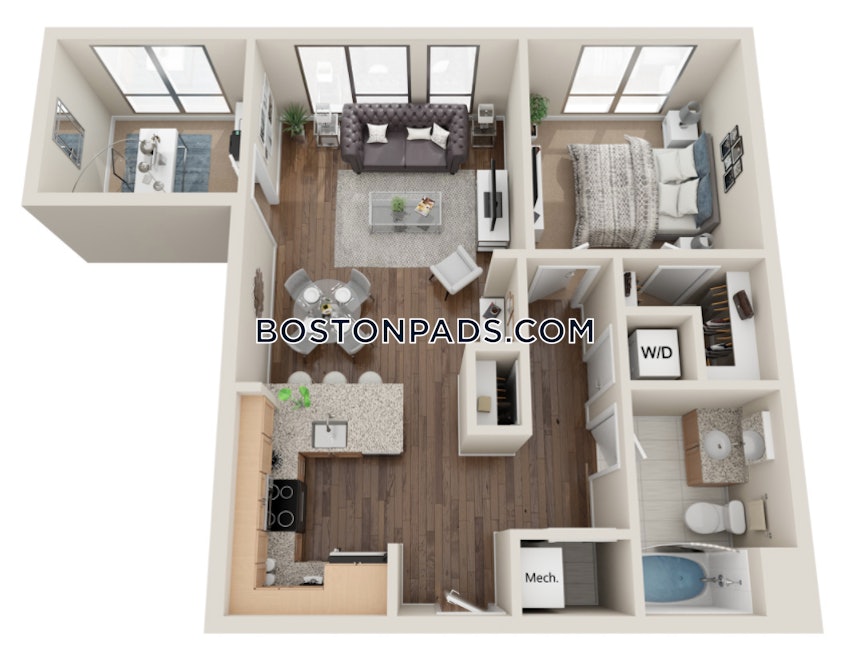 BOSTON - SOUTH BOSTON - SEAPORT - 1 Bed, 1 Bath - Image 7