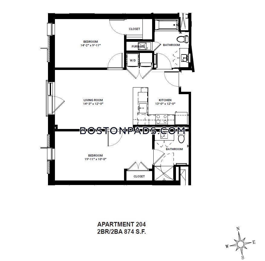 Allston, Boston, MA - 2 Beds, 2 Baths - $5,050 - ID#8007903