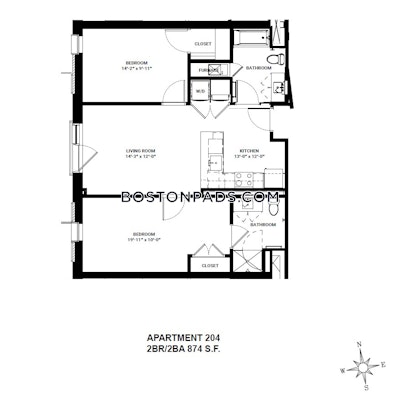 Allston 2 Bed 2 Bath BOSTON Boston - $5,050 No Fee