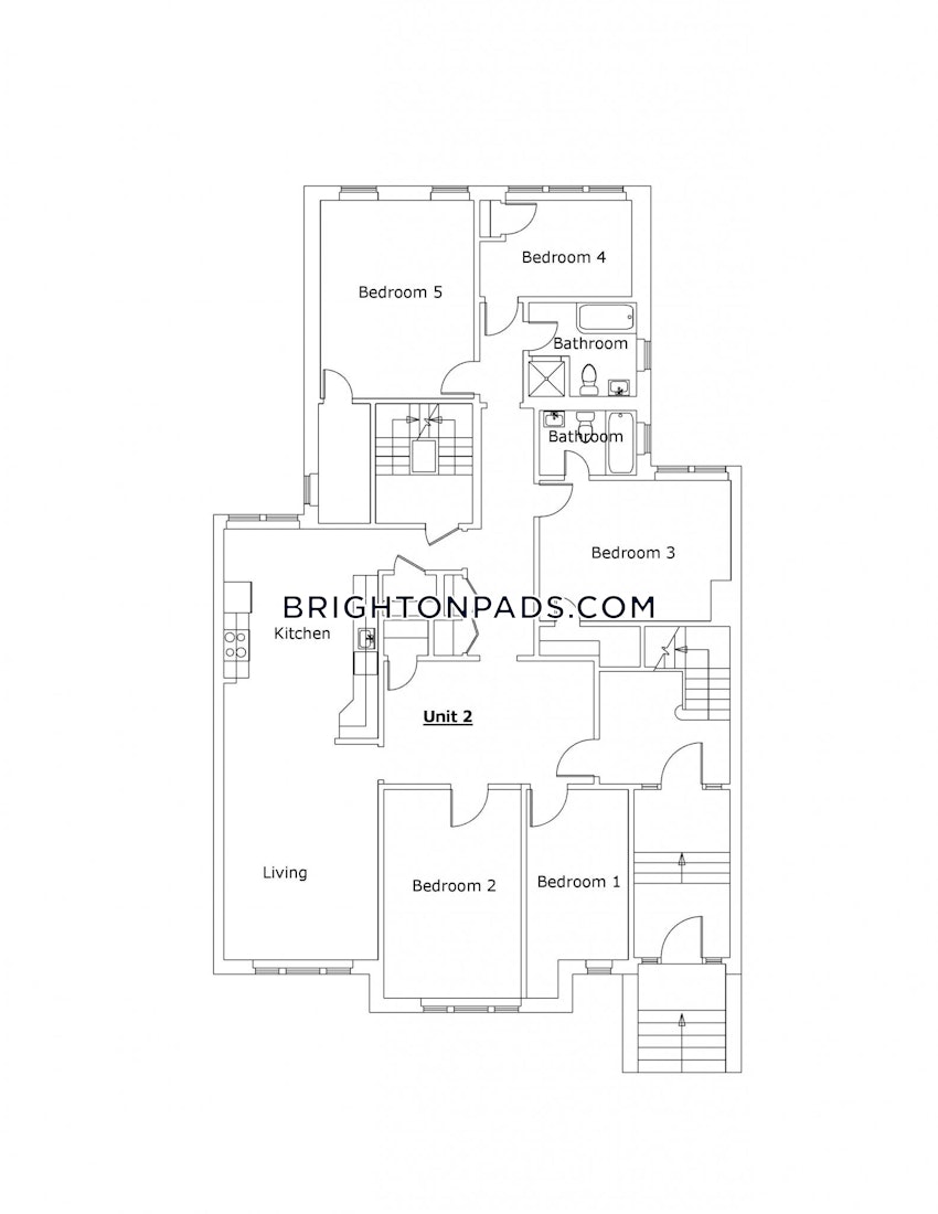 BOSTON - BRIGHTON - BOSTON COLLEGE - 5 Beds, 2 Baths - Image 15