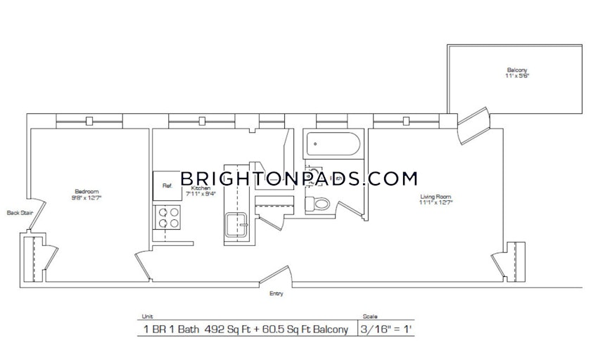 BOSTON - BRIGHTON- WASHINGTON ST./ ALLSTON ST. - 1 Bed, 1 Bath - Image 11
