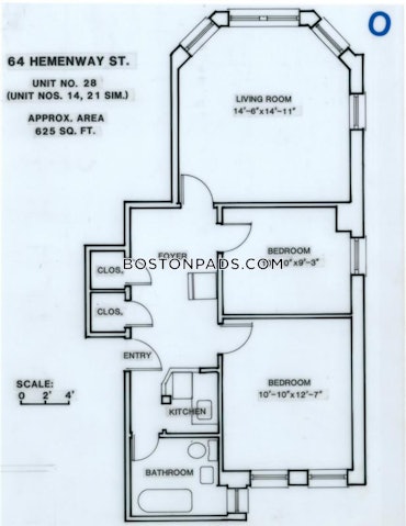Northeastern/Symphony, Boston, MA - 2 Beds, 1 Bath - $5,150 - ID#5710969