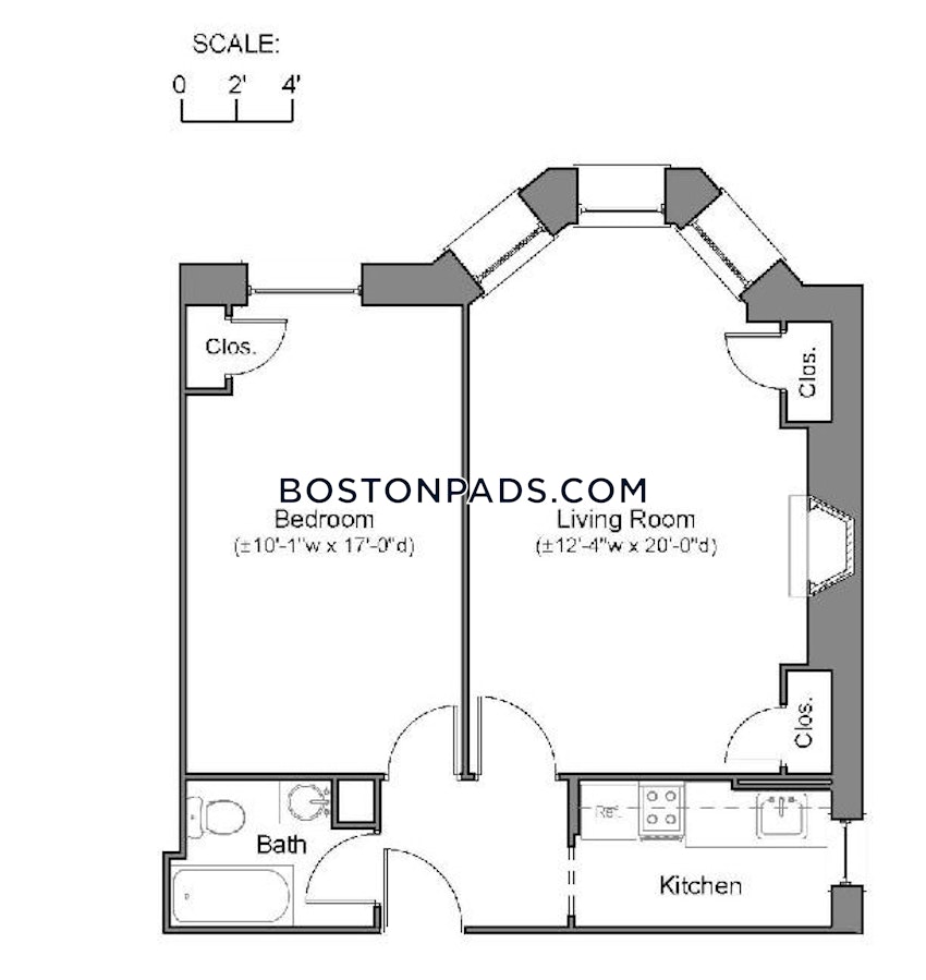 BOSTON - NORTHEASTERN/SYMPHONY - 1 Bed, 1 Bath - Image 6