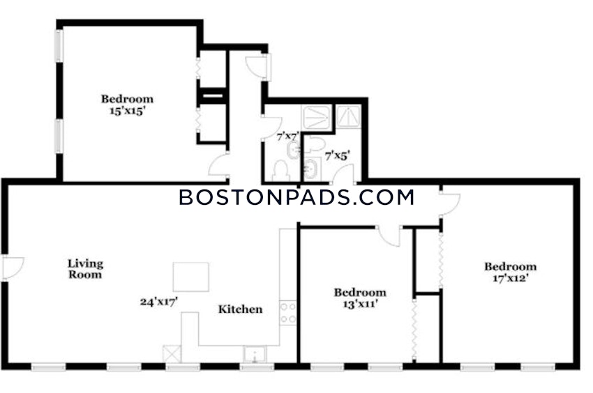 BOSTON - NORTHEASTERN/SYMPHONY - 4 Beds, 2 Baths - Image 15
