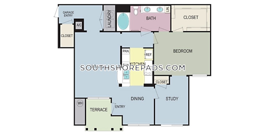 BRAINTREE - 1 Bed, 1 Bath - Image 36