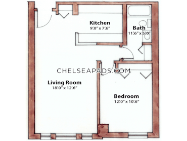 Chelsea - 1 Beds, 1 Baths