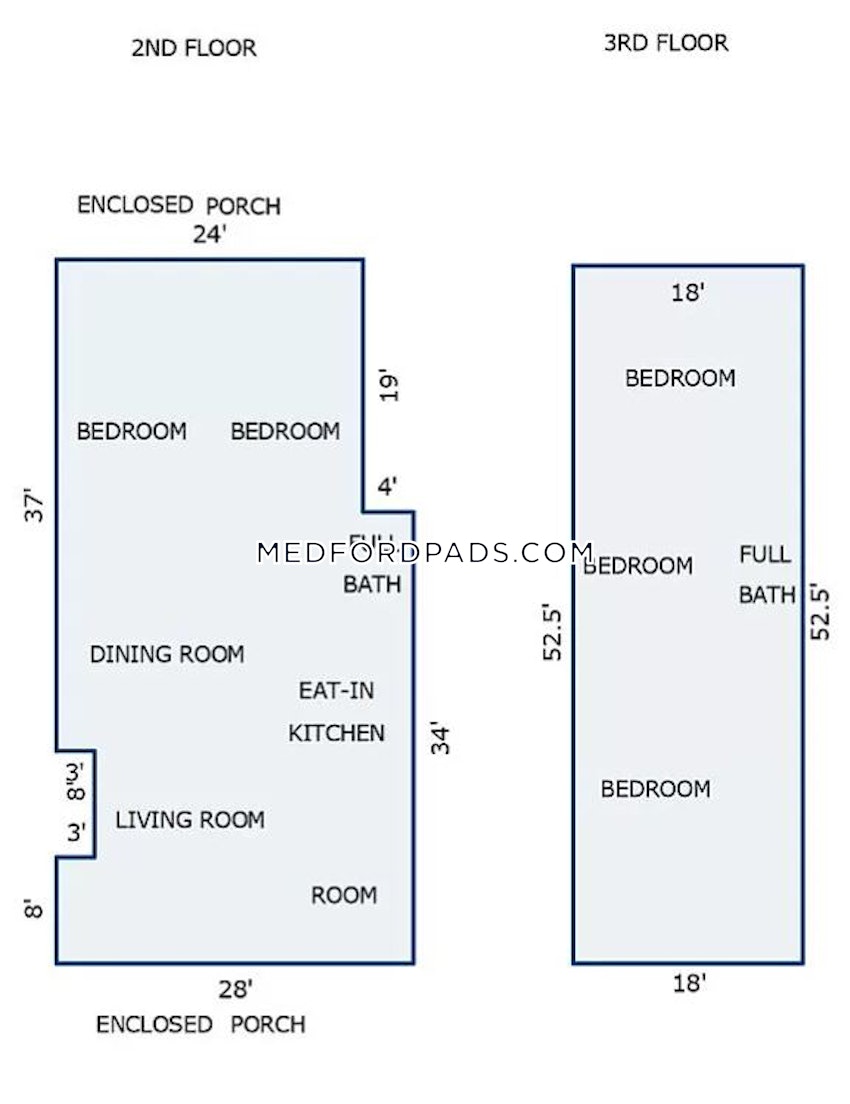 MEDFORD - TUFTS - 1 Bed, 2 Baths - Image 11