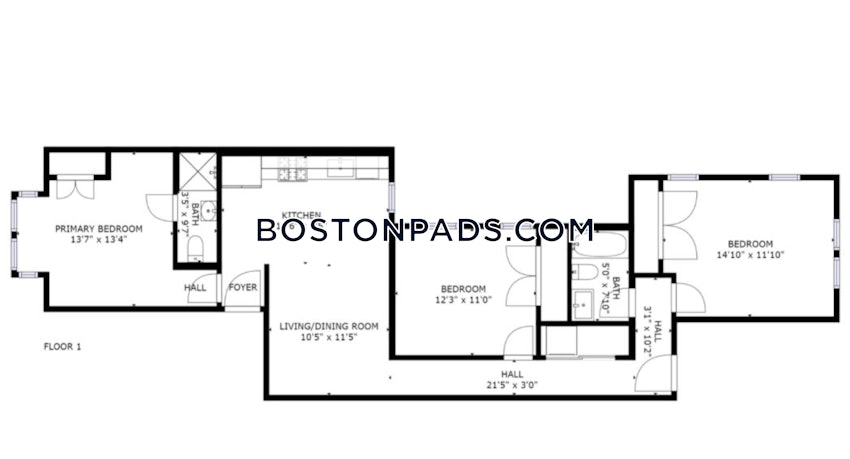 BOSTON - EAST BOSTON - MAVERICK - 3 Beds, 2 Baths - Image 4