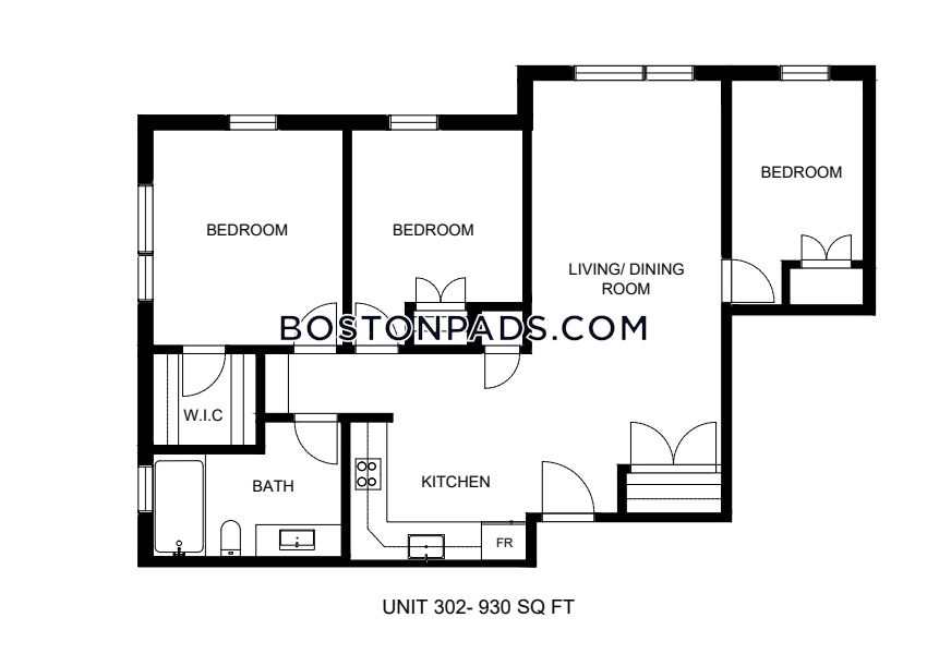 BOSTON - MATTAPAN - 3 Beds, 1 Bath - Image 4